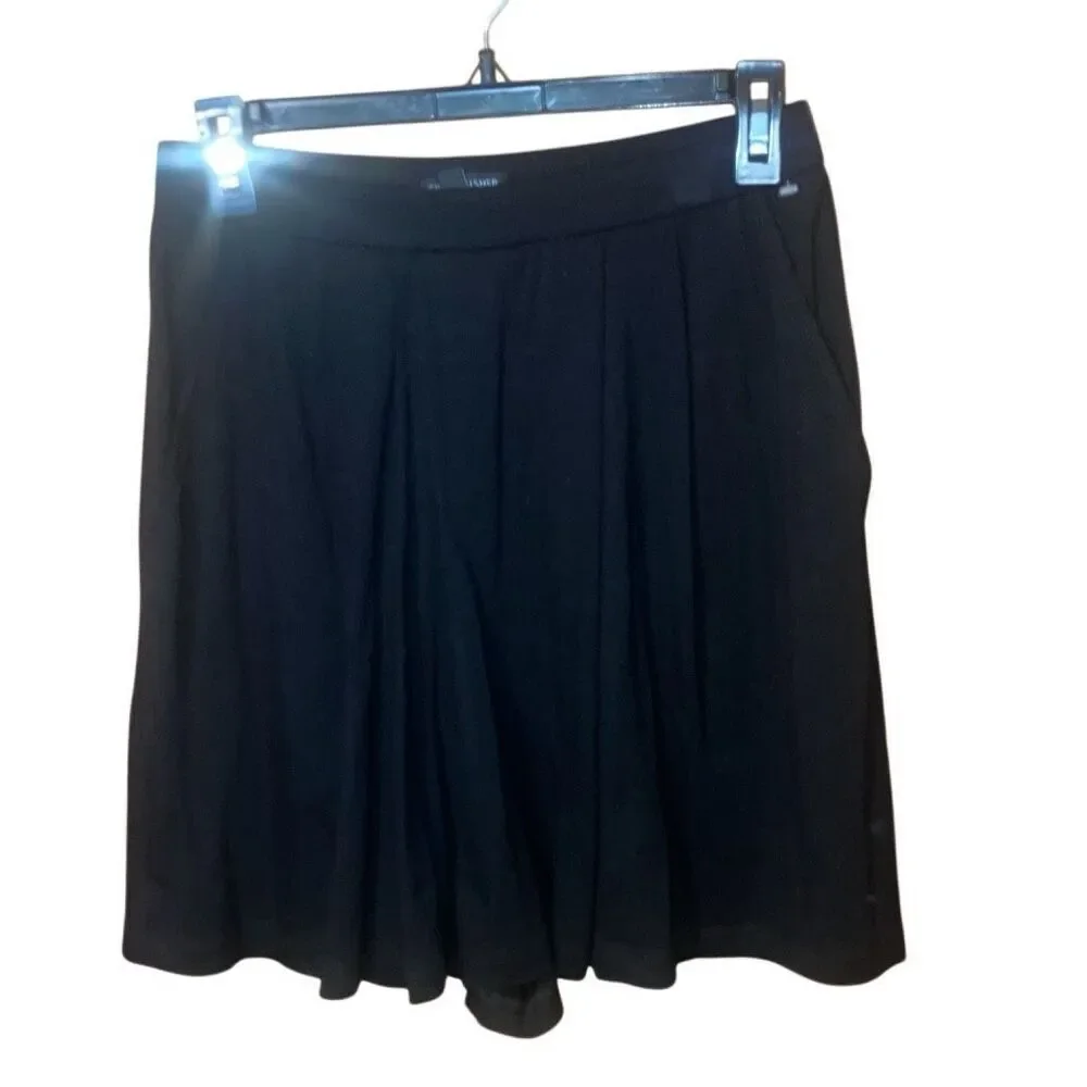 404. Eileen fisher pleated light weight flowy black shorts size XXS - Picture 7 of 8